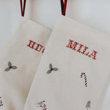 Canvas Christmas Pattern Stocking