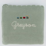 Choo Choo Train Personalised Baby Blanket