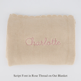 Personalised Baby Blanket - Name Only