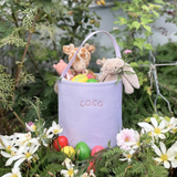 Toy Storage Seersucker Bucket with Personalised Embroidery