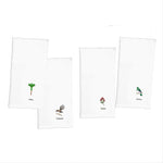 NZ Natives Napkins Set of Four - Ivory Linen