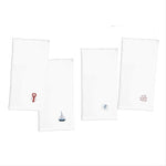 By the Sea Napkins Set of Four - Ivory Linen