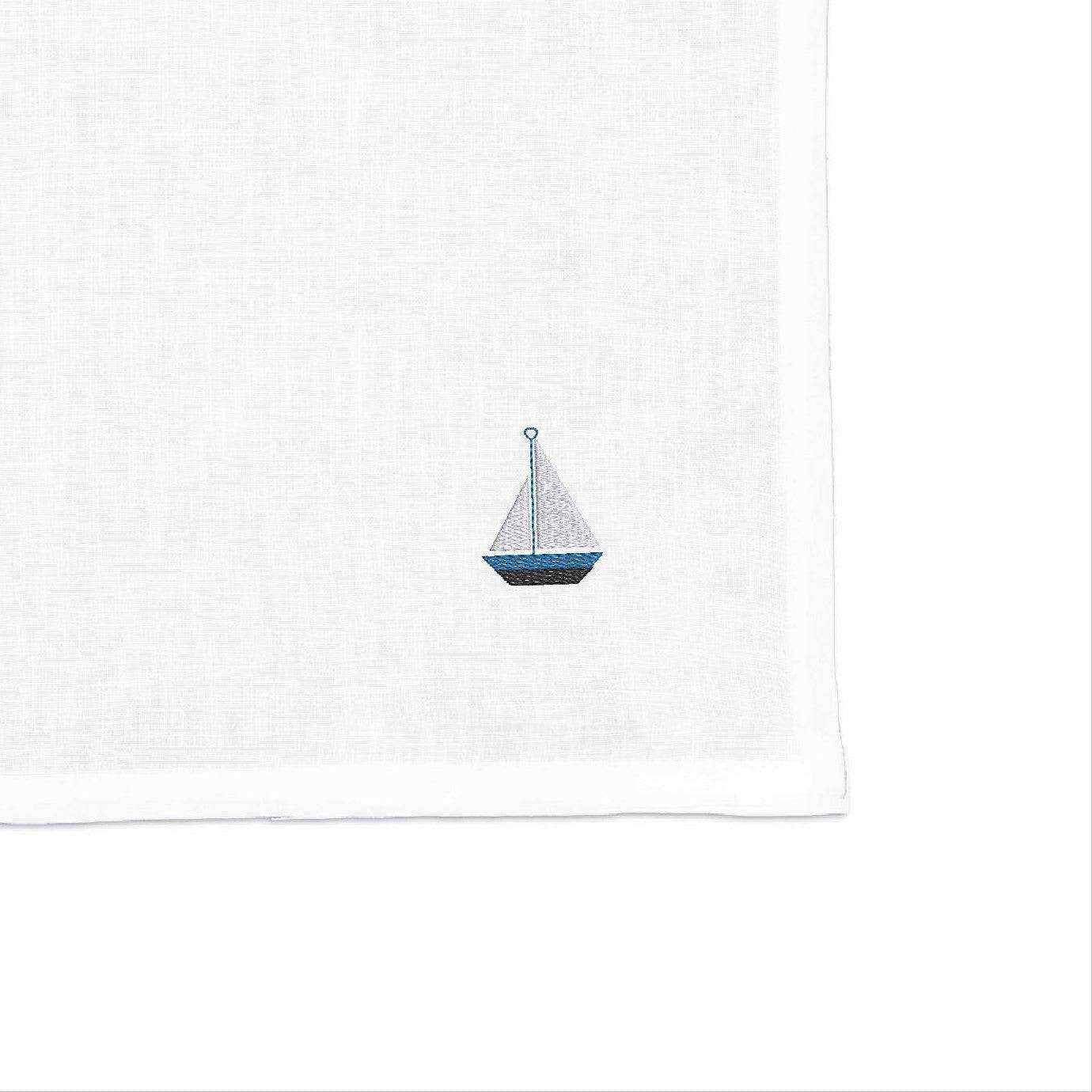 By the Sea Napkins Set of Four - Ivory Linen