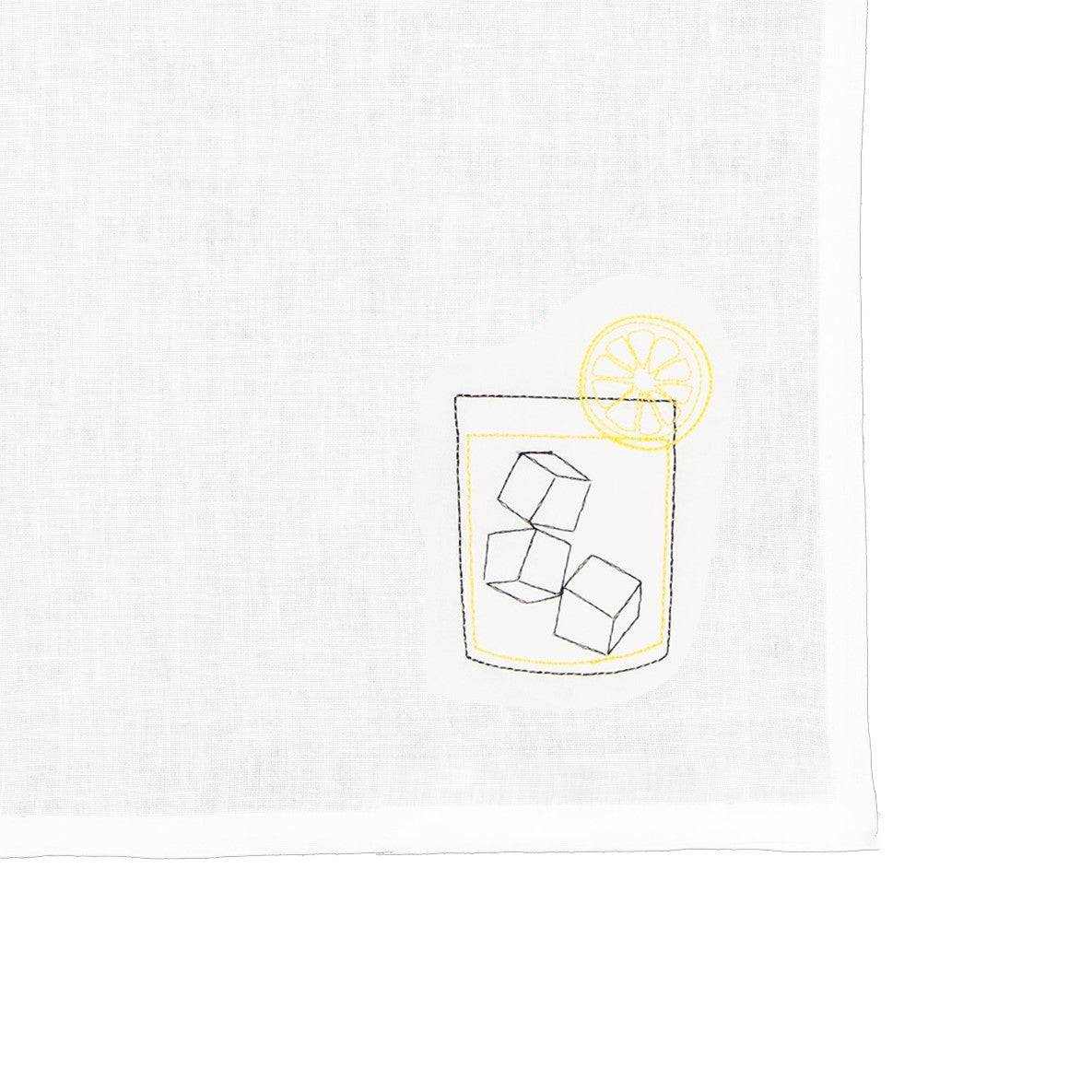 Kitchen Table #2 Set of Four - Ivory Linen Napkins