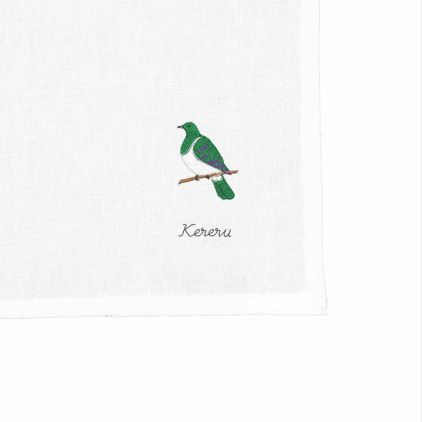 NZ Natives Napkins Set of Four - Ivory Linen