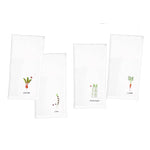 Veggie Garden Set of Four - Ivory Linen