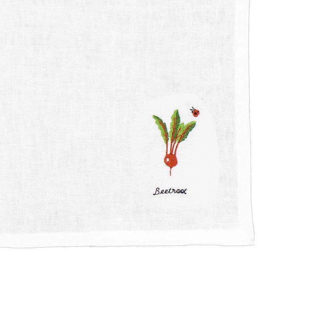 Veggie Garden Set of Four - Ivory Linen